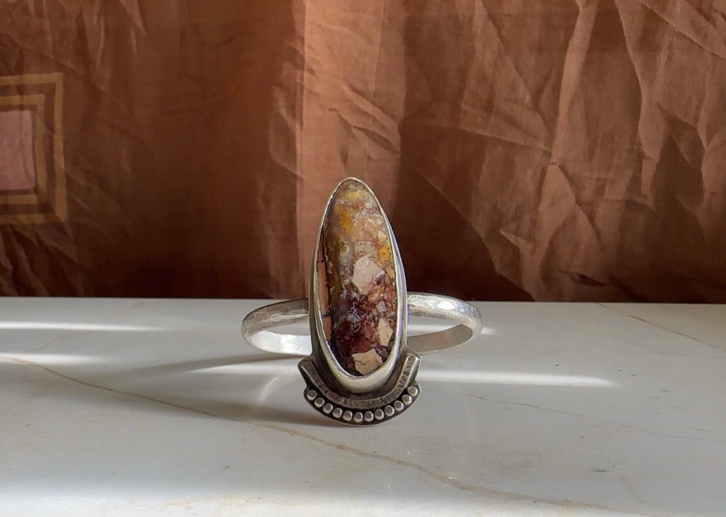 Yolkstone Silver Cuff