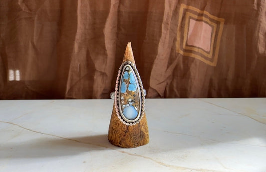 Lavender Hubei Hotsonite Ring